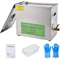 Limpiador Ultrasonidos-6L Limpiador por Ultrasonidos-Profesional Maquina de Ultrasonido-Dental de Gafas con Piezas…